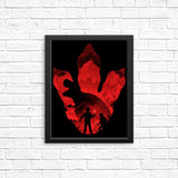 T-Rex Footprint - Posters & Prints