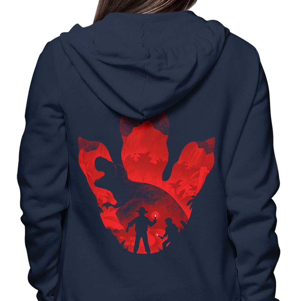 T-Rex Footprint - Hoodie