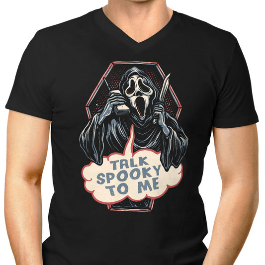 Talk Spooky to Me - Men's V-Neck