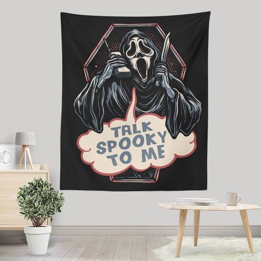 Talk Spooky to Me - Wall Tapestry