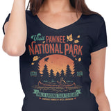 Talk to Bears - Women's V-Neck