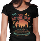 Talk to Bears - Women's V-Neck