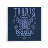 Tardis Garage - Canvas Print