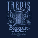 Tardis Garage - Shower Curtain
