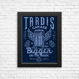 Tardis Garage - Posters & Prints