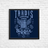 Tardis Garage - Posters & Prints