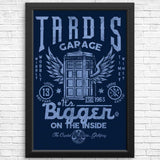 Tardis Garage - Posters & Prints