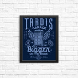 Tardis Garage - Posters & Prints