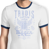 Tardis Garage - Ringer T-Shirt