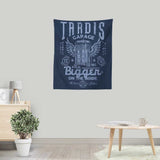 Tardis Garage - Wall Tapestry