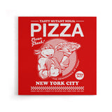 Tasty Mutant Ninja Pizza - Canvas Print