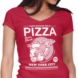 Tasty Mutant Ninja Pizza - Women's V-Neck