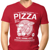 Tasty Mutant Ninja Pizza - Men's V-Neck