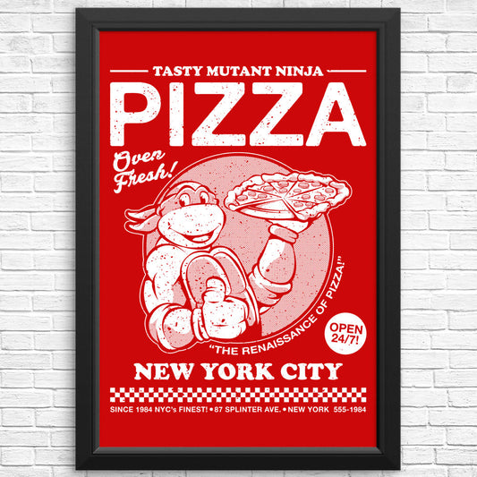 Tasty Mutant Ninja Pizza - Posters & Prints