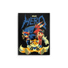 Team Hero - Metal Print