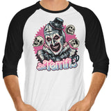 Terrifying Love - 3/4 Sleeve Raglan T-Shirt