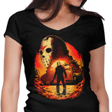 Terror at Crystal Lake - Women's V-Neck