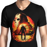 Terror at Crystal Lake - Men's V-Neck