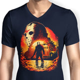 Terror at Crystal Lake - Men's V-Neck