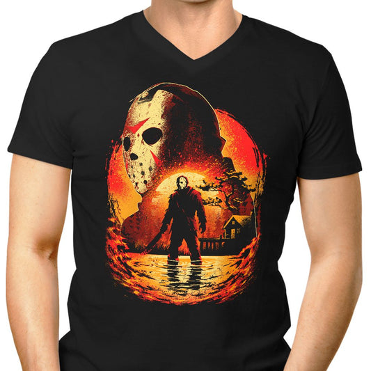 Terror at Crystal Lake - Men's V-Neck