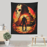 Terror at Crystal Lake - Wall Tapestry