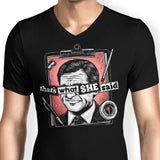 That's What She Said - Men's V-Neck