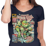 The Amazing Ninja Dude - Women's V-Neck