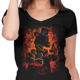 The Animatronic Bear - Women's V-Neck