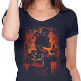 The Animatronic Bear - Women's V-Neck