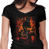 The Animatronic Bear - Women's V-Neck