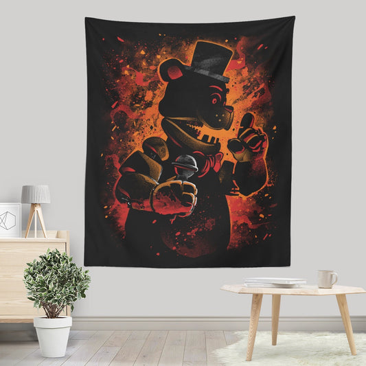 The Animatronic Bear - Wall Tapestry