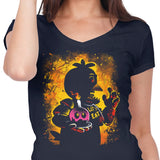The Animatronic Chicken - Women's V-Neck