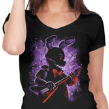 The Animatronic Rabbit - Women's V-Neck