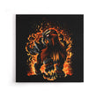 The Beast of Roaring Flames - Canvas Print