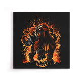The Beast of Roaring Flames - Canvas Print