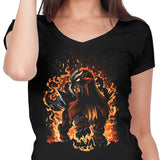 The Beast of Roaring Flames - Women's V-Neck