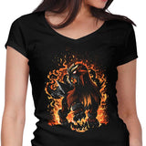 The Beast of Roaring Flames - Women's V-Neck
