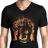 The Beast of Roaring Flames - Men's V-Neck