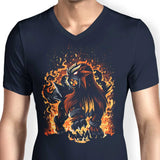The Beast of Roaring Flames - Men's V-Neck