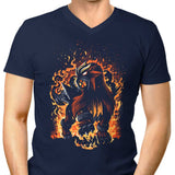 The Beast of Roaring Flames - Men's V-Neck