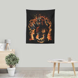 The Beast of Roaring Flames - Wall Tapestry