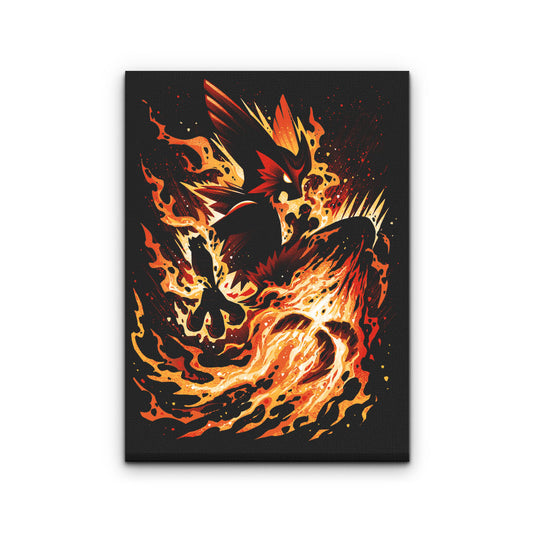 The Blaze Kick - Canvas Print