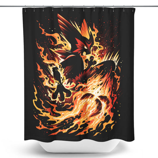 The Blaze Kick - Shower Curtain