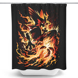 The Blaze Kick - Shower Curtain
