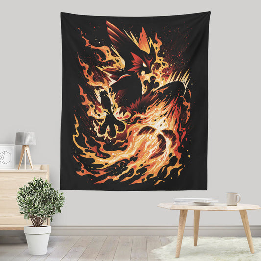 The Blaze Kick - Wall Tapestry