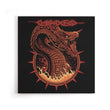 The Blood Wyrm - Canvas Print