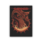 The Blood Wyrm - Canvas Print