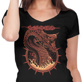 The Blood Wyrm - Women's V-Neck