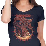 The Blood Wyrm - Women's V-Neck