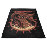 The Blood Wyrm - Fleece Blanket